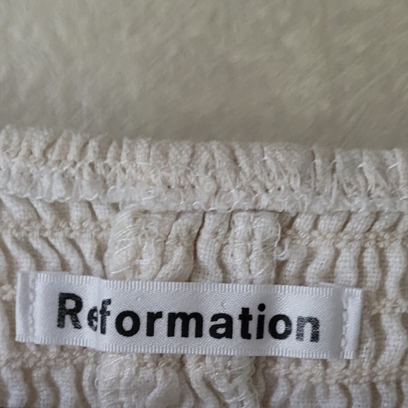 REFORMATION CAPULET LINEN TOP - Picture 8 of 8